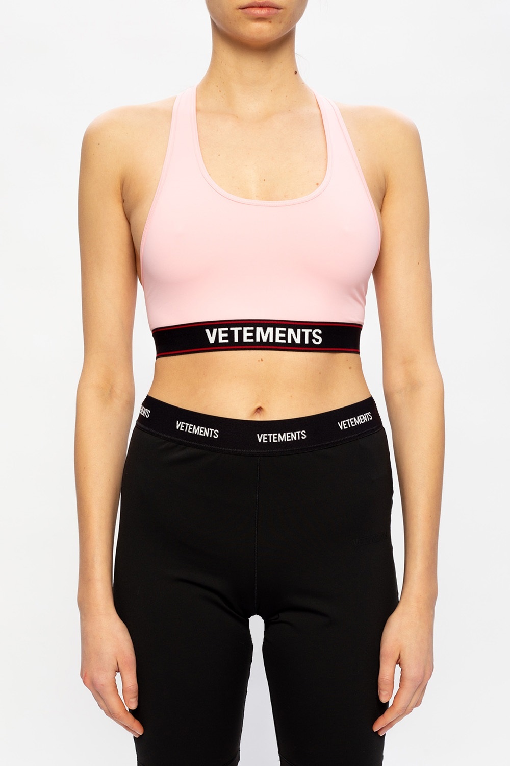 VETEMENTS Sports bra with logo